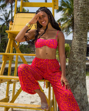 Cargar imagen en el visor de la galería, Pantalon Jasmine Fuxia Animal print
