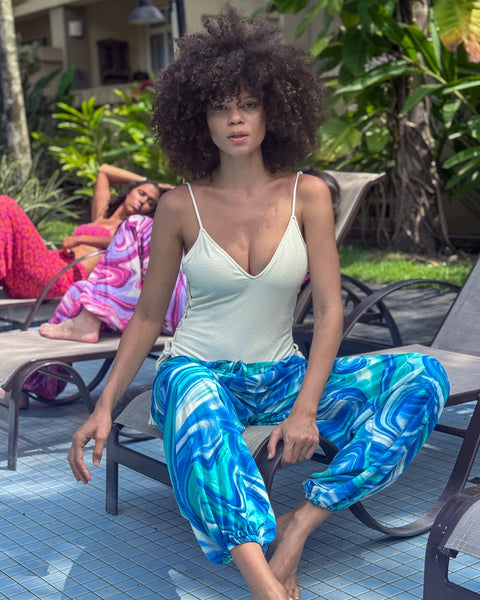 Pantalon Jasmine Azul