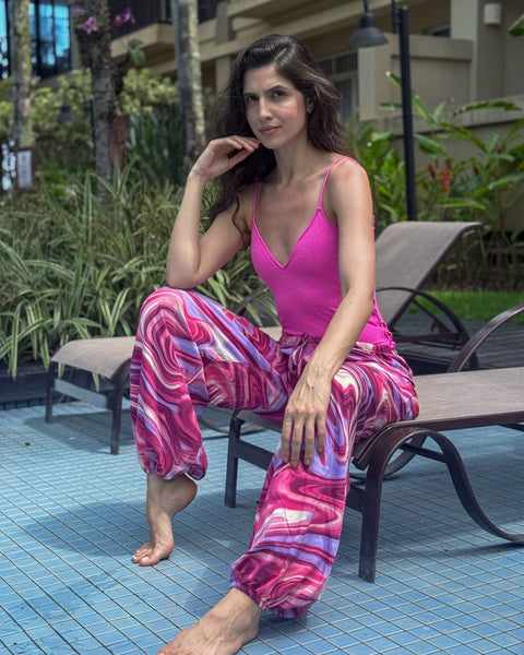 Pantalon Jasmine Morado