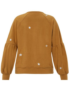 Sweatshirt Estrellas Camello